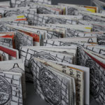 carnet japon gravure peinture collage